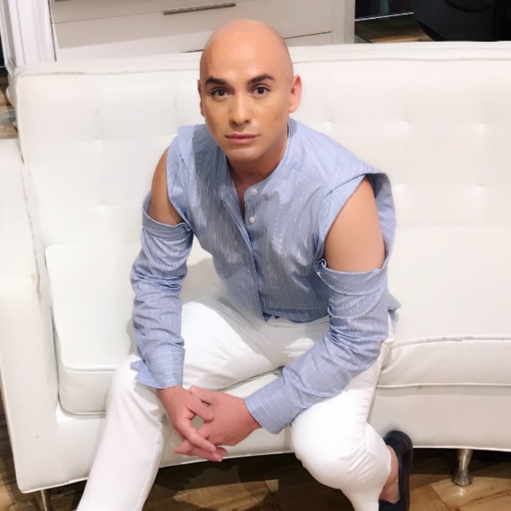 Cold Shoulder Button Down Shirt - image 3